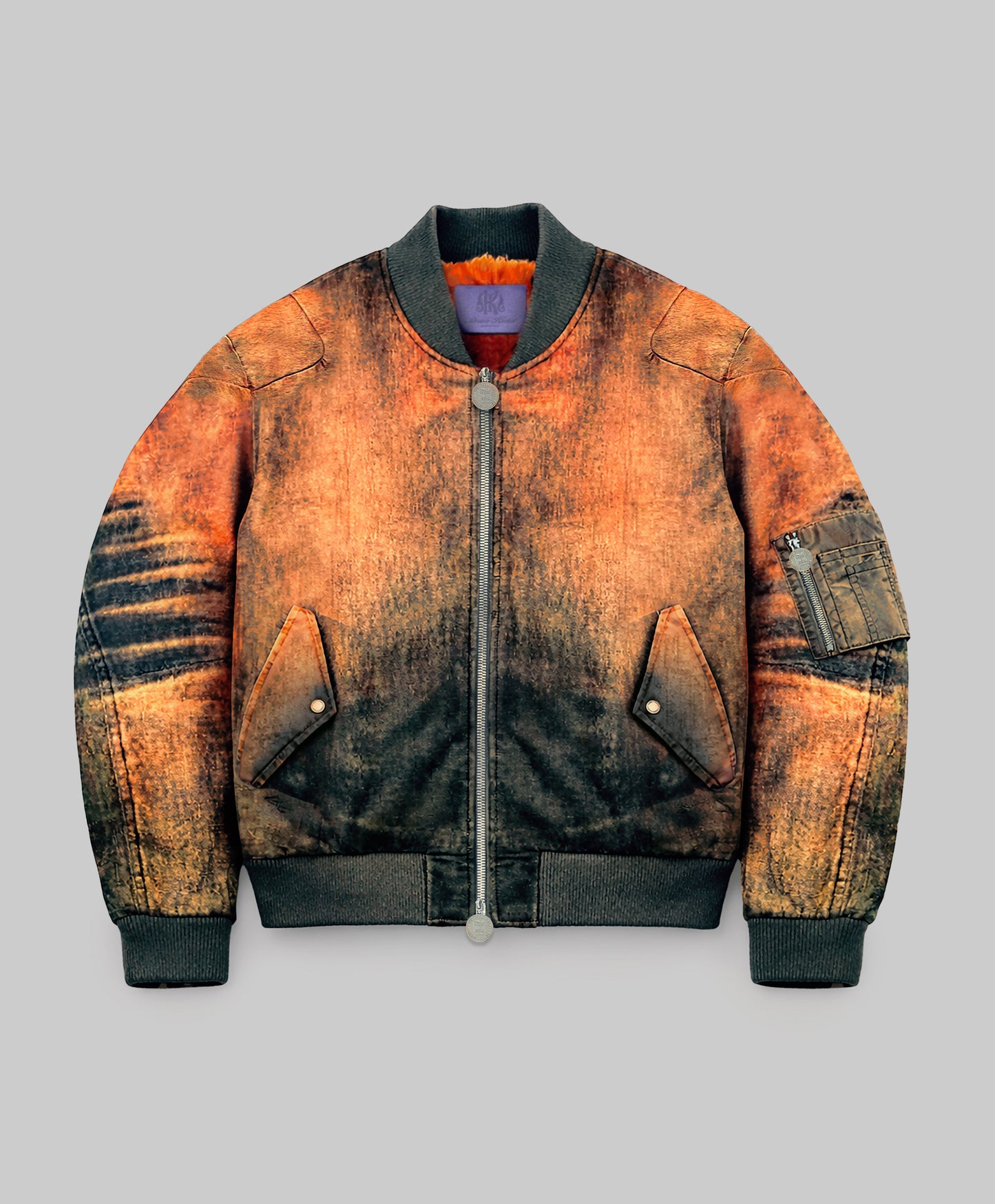 𝐎𝐑𝐀𝐍𝐆𝐄 𝐎𝐕𝐄𝐑𝐃𝐘𝐄𝐃 𝐃𝐄𝐍𝐈𝐌 𝐑𝐄𝐕𝐄𝐑𝐒𝐈𝐁𝐋𝐄 𝐉𝐀𝐂𝐊𝐄𝐓