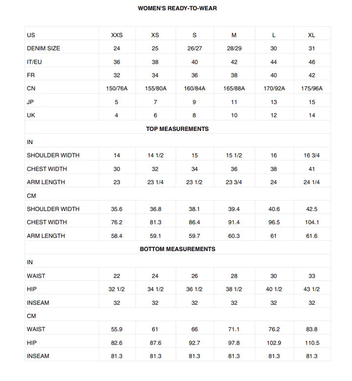 Size Guide